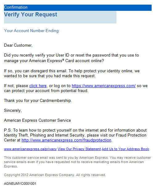 Email Phishing Alert Americanexpress 