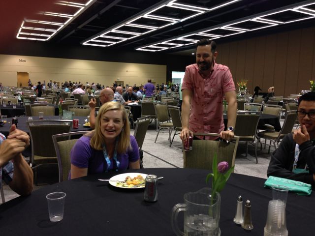Sarah and Rand at MozCon 2014