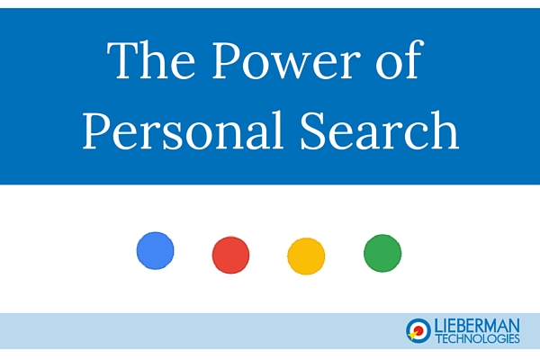 The Power of Personal Search