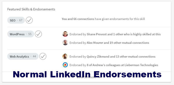 LinkedIn SEO and Endorsements