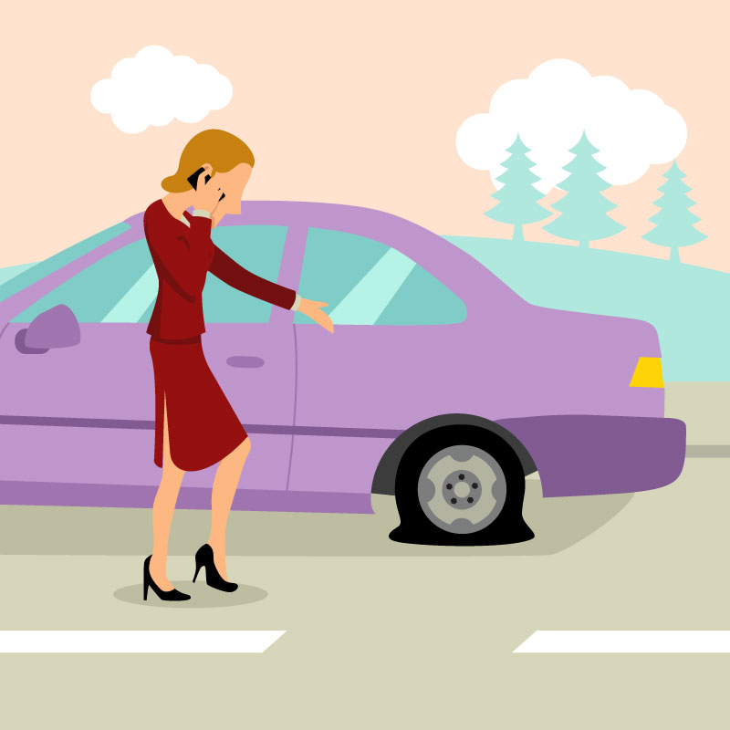 no flat tire after a fill up with managed wordpress hosting