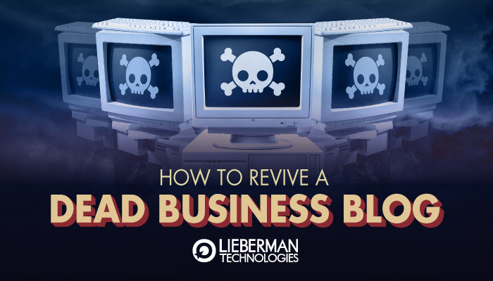 revive a dead business blog