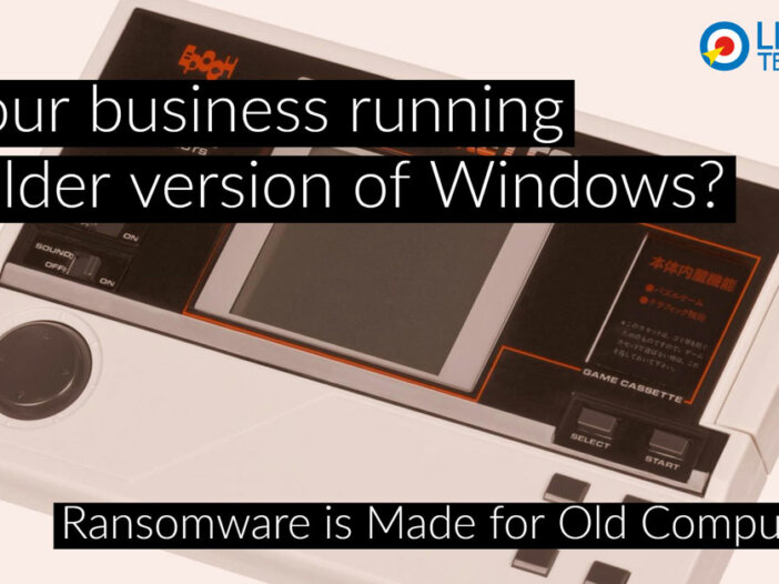 business computers old windows are targets for ransomware