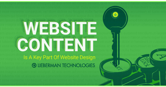 website content is a big part of web design