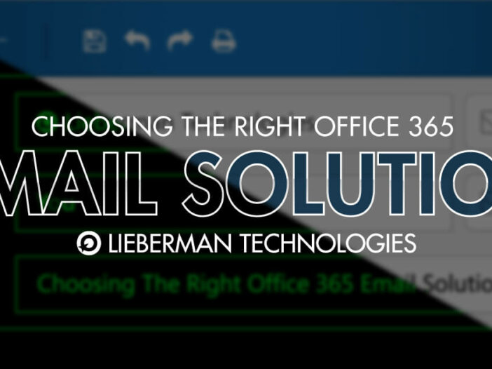 choose the right office 365 email solution