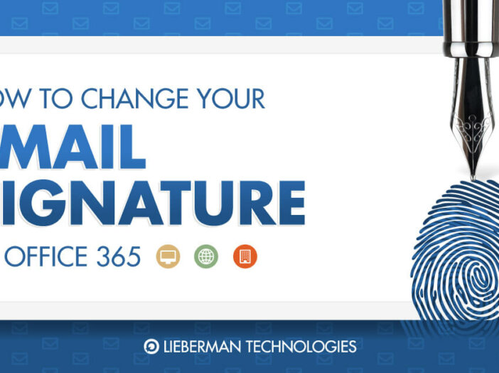 how to change your signature office 365