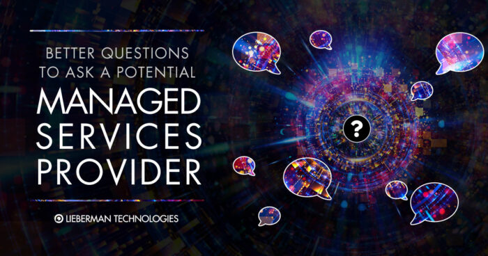 Questions to ask a Managed Service Provider